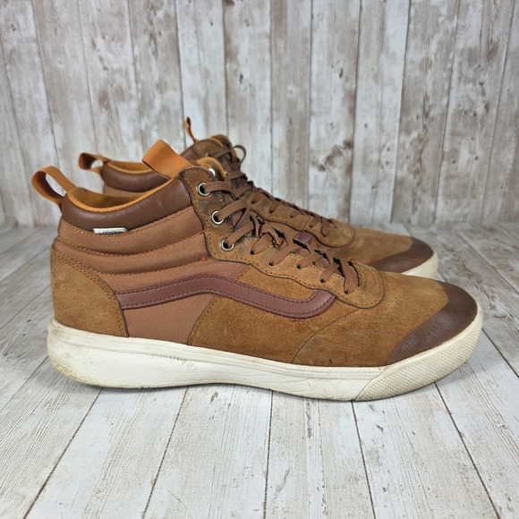 Vans Ultrarange EXO Hi MTE-1 Waterproof Suede Brown High Top Sneakers Mens 13 - Picture 1 of 8